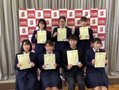 ３年生全商五冠以上表彰